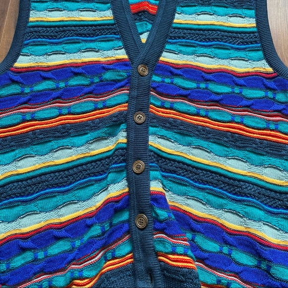 NSETT Coogi Style Sweater Vest - Picture 3 of 4